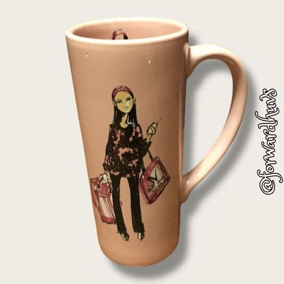 Simply Vera Vera Wang Ribbon Mug Pink - Picture 1 of 10